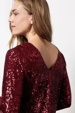 Studio Anneloes Julia 2way sequins top -
