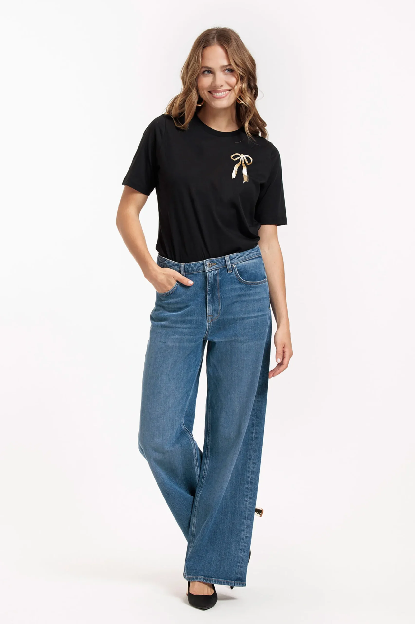 Studio Anneloes Klaasje bow tshirt -