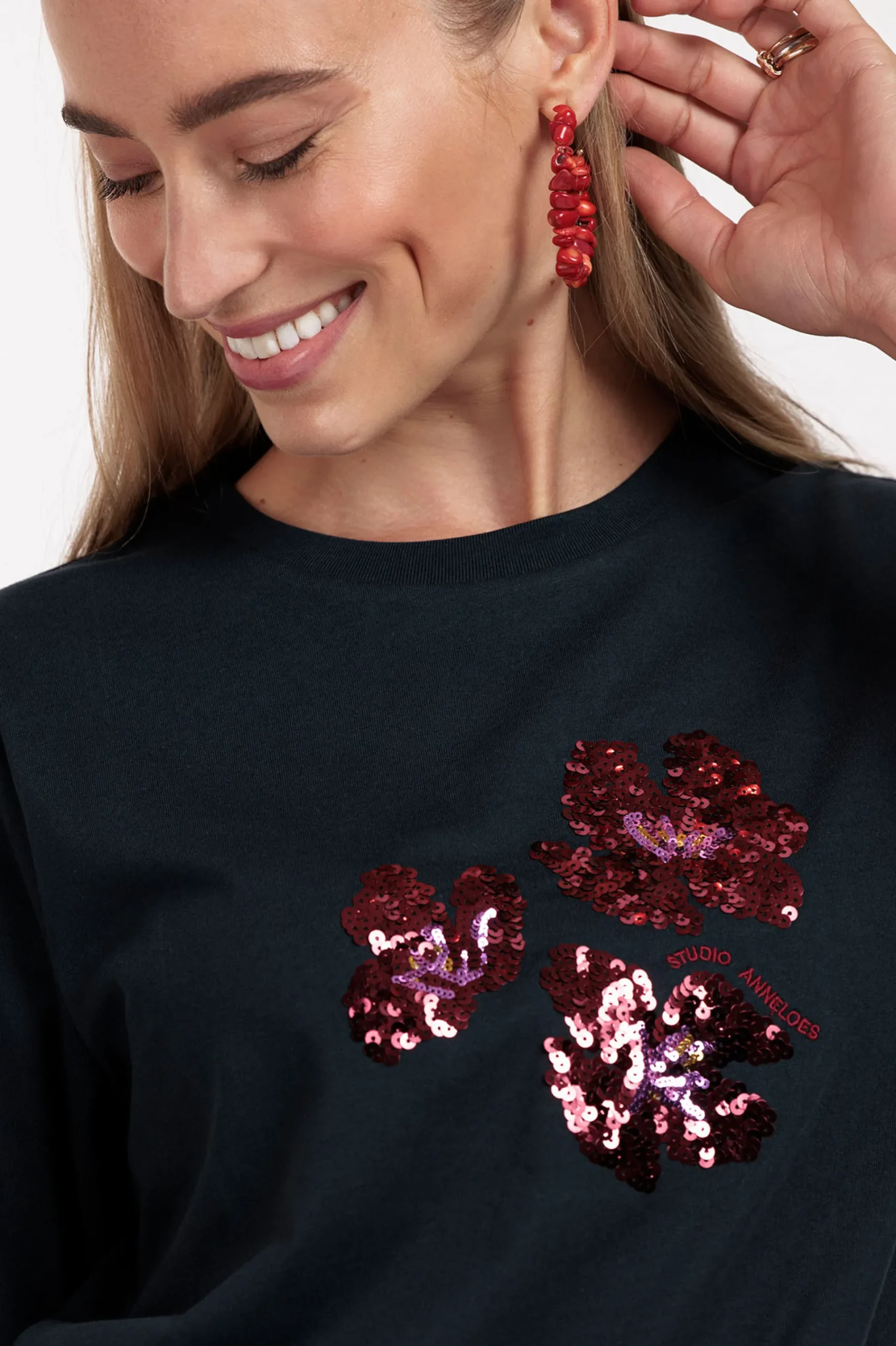 Studio Anneloes Klaasje flower tshirt -