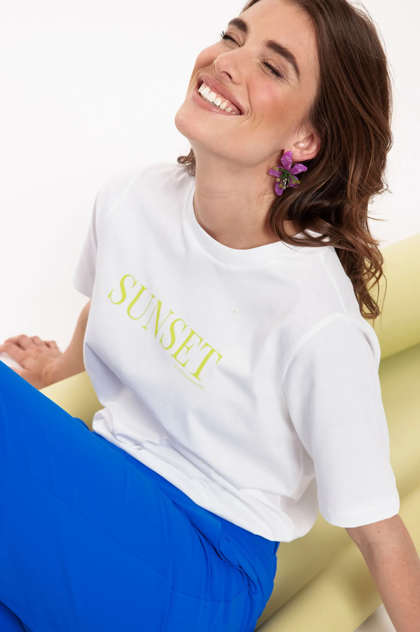 Studio Anneloes Klaasje sunset tshirt -
