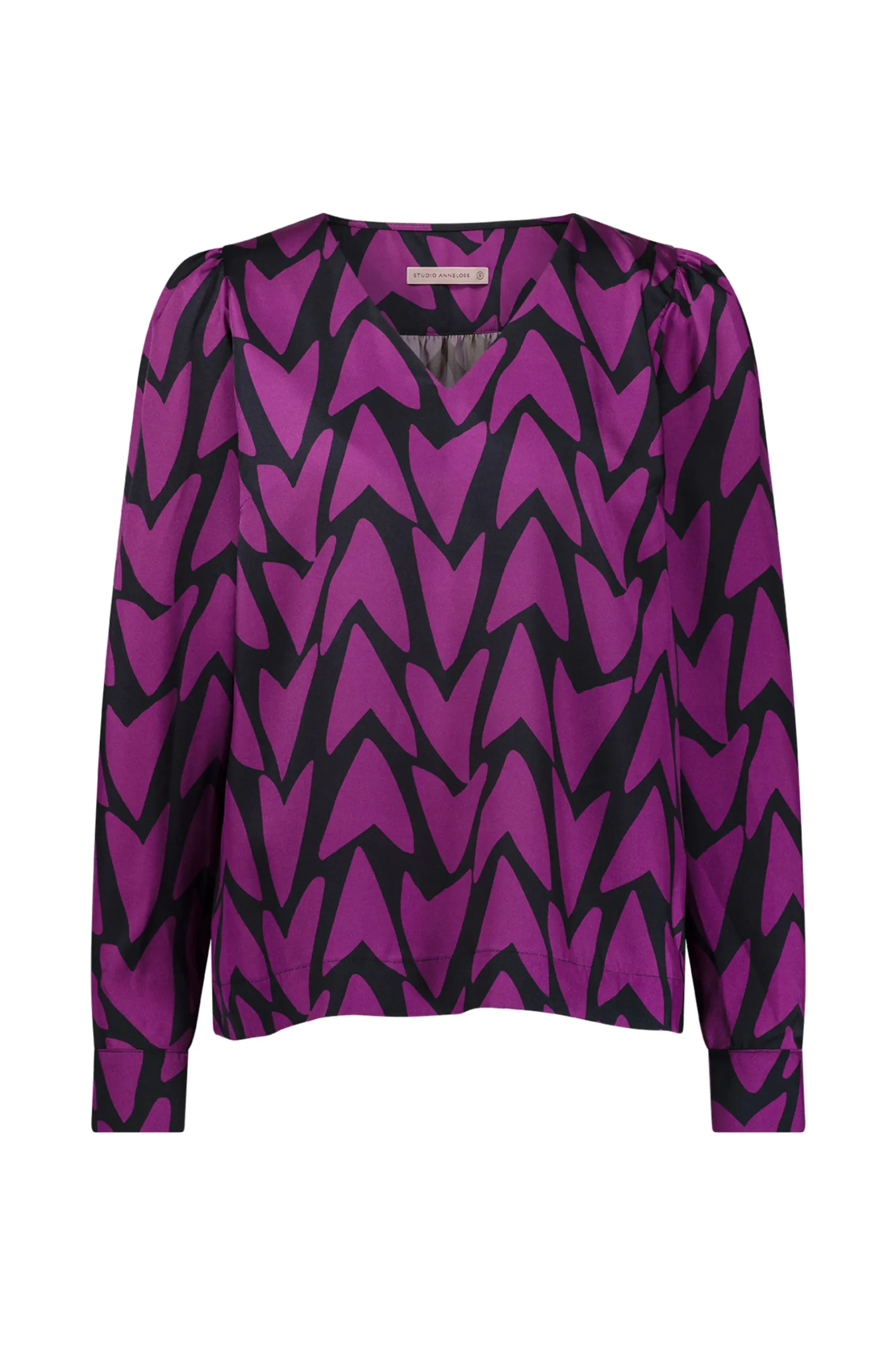 Studio Anneloes Les satin love blouse -