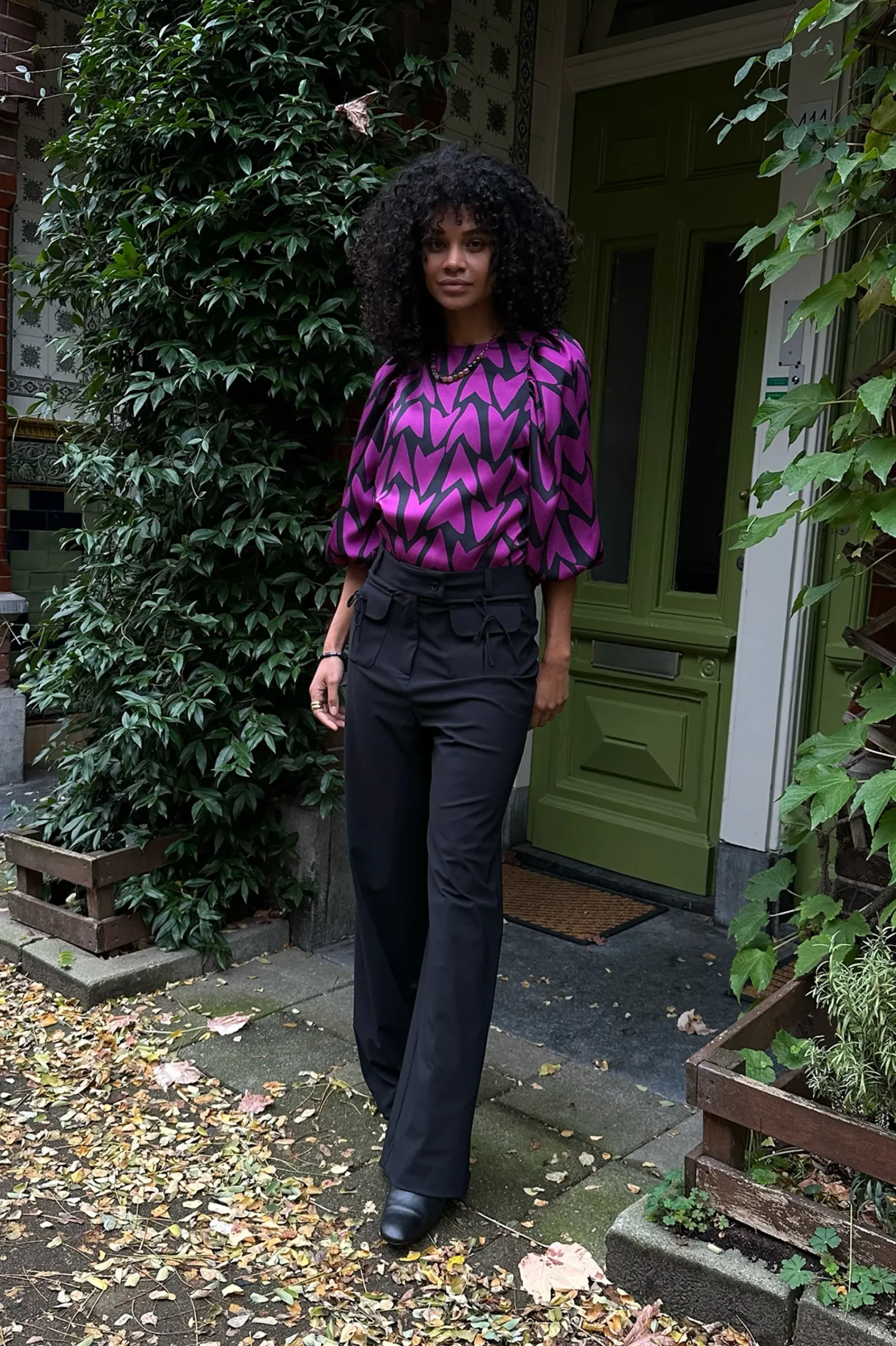 Studio Anneloes Les satin love blouse -