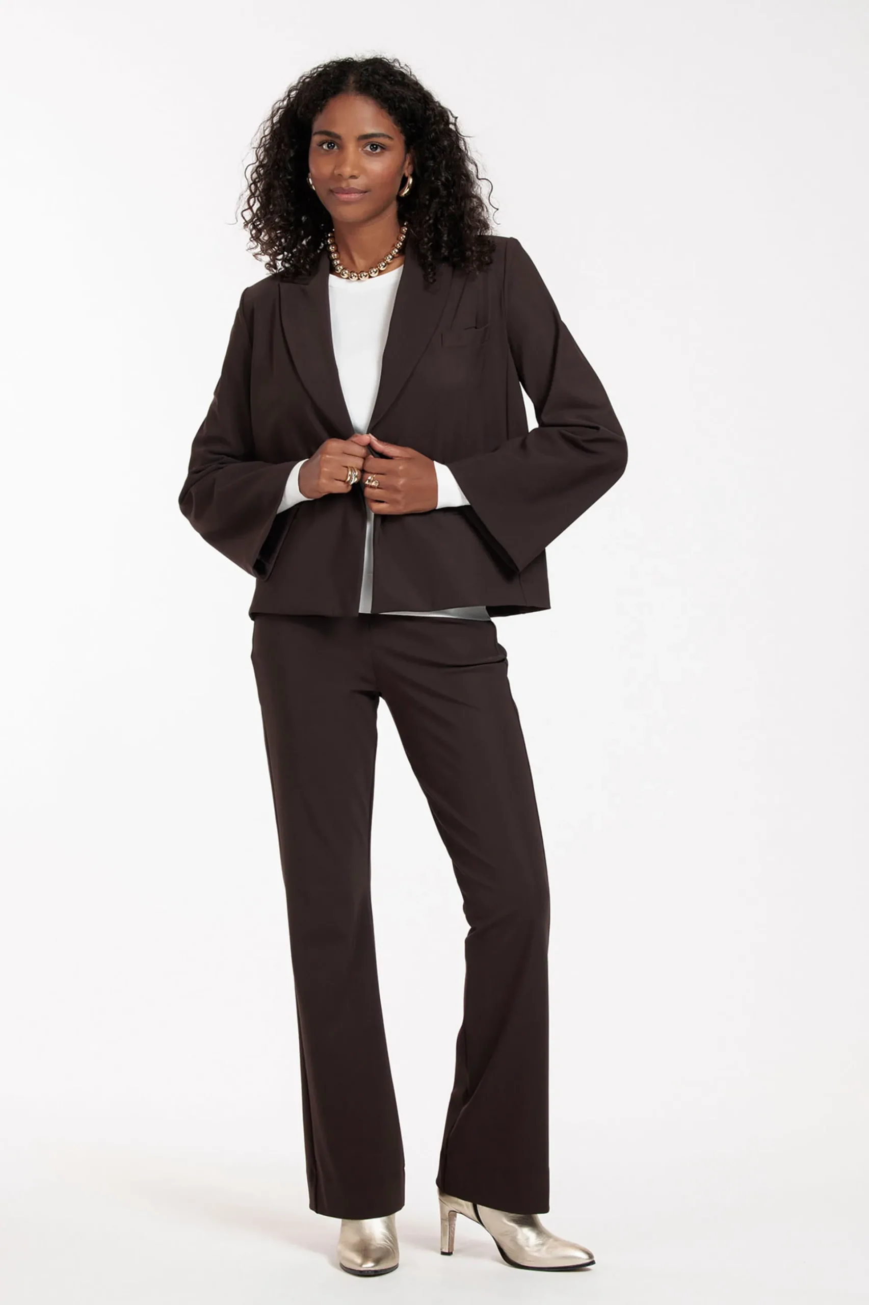 Studio Anneloes Lette bonded blazer -