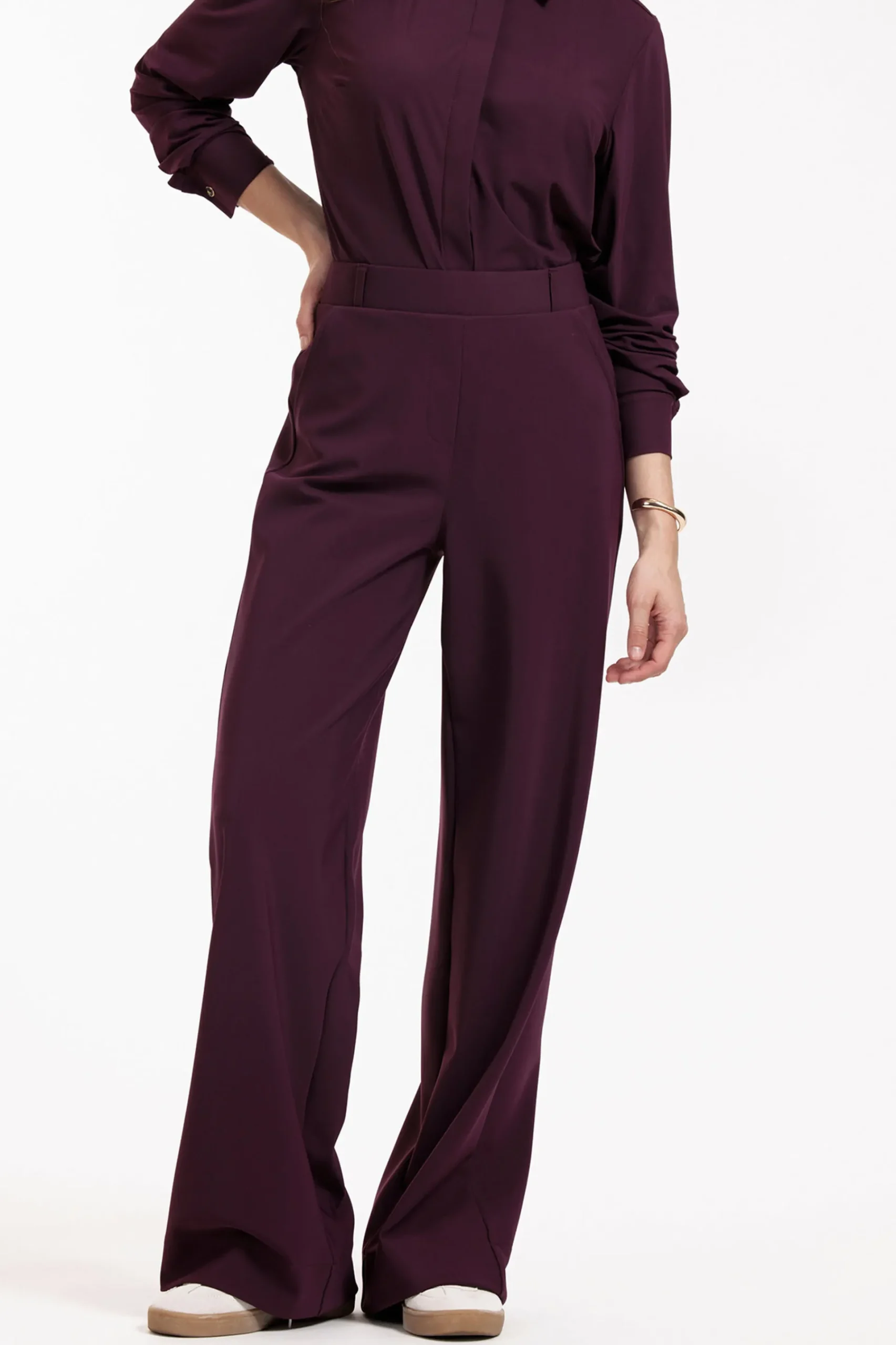 Studio Anneloes Lexie bonded trousers -