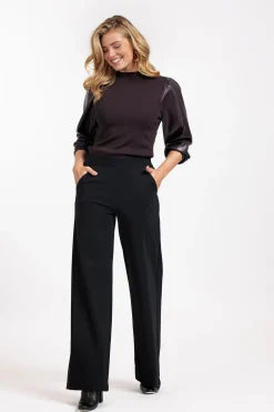 Studio Anneloes Lexie bonded trousers -