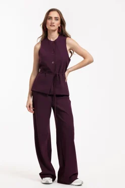 Studio Anneloes Lexie bonded trousers -