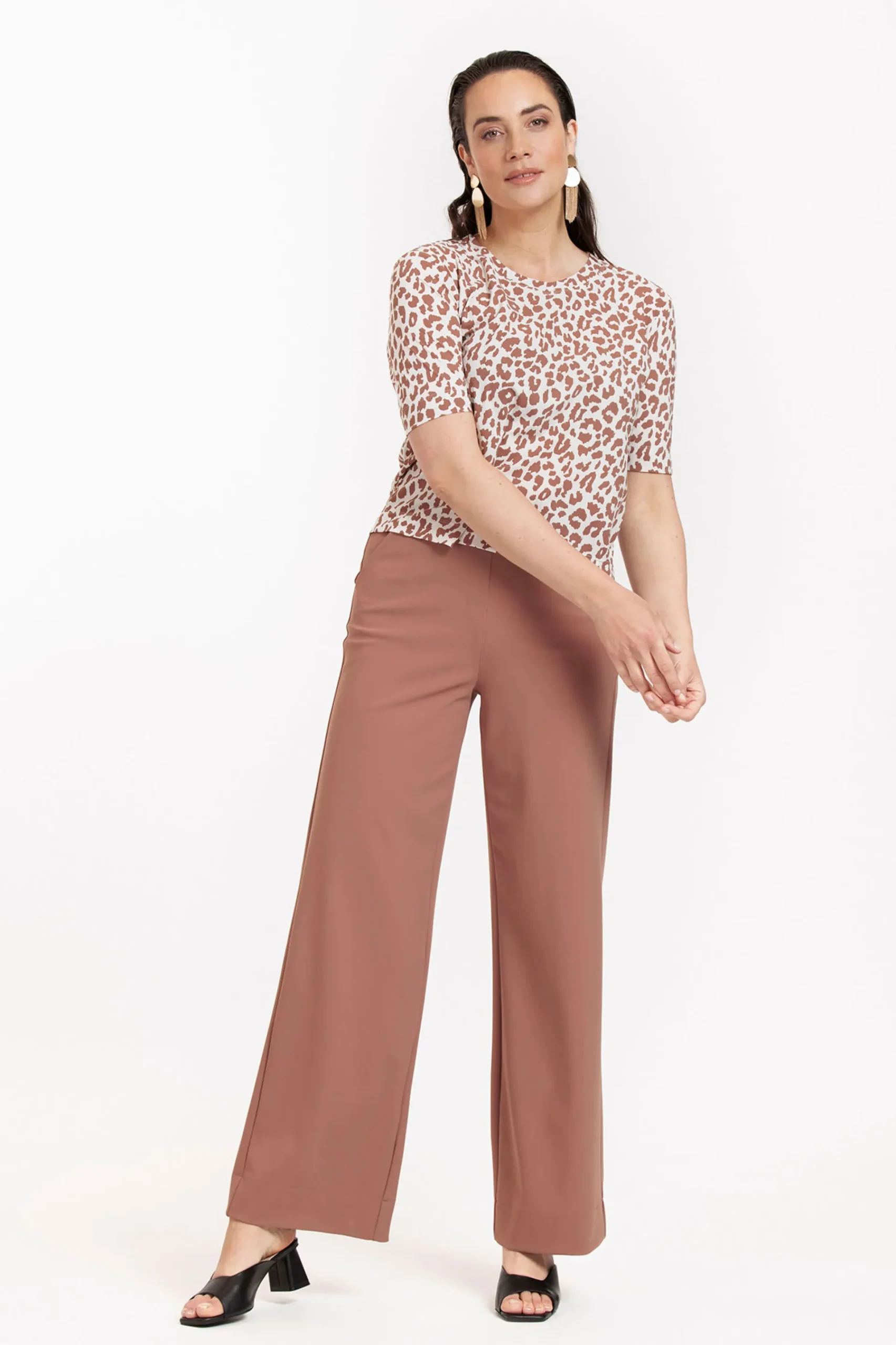 Studio Anneloes Lexie bonded trousers -