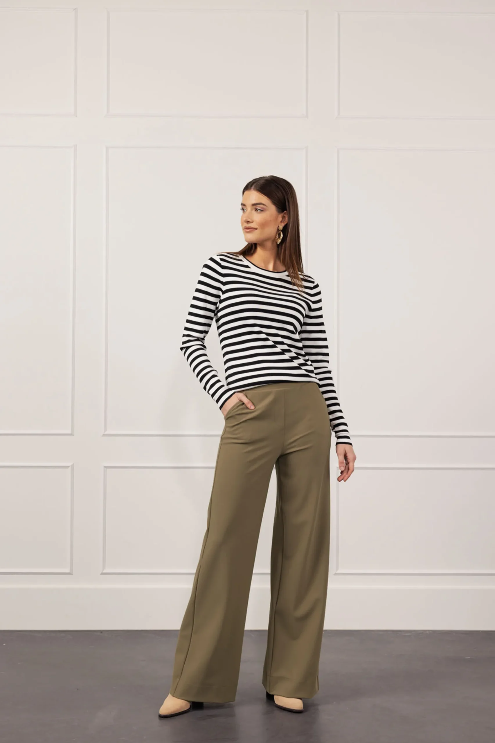 Studio Anneloes Lexie bonded trousers -