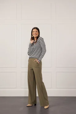 Studio Anneloes Lexie bonded trousers -