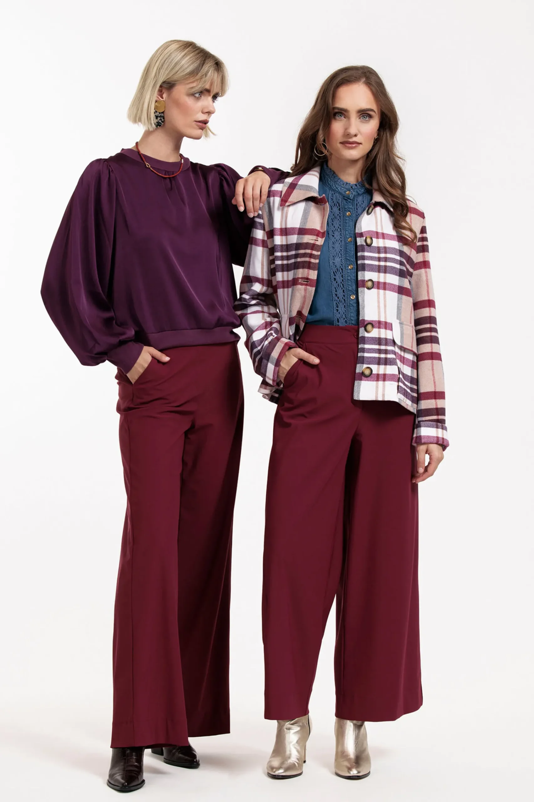 Studio Anneloes Lexie bonded trousers -