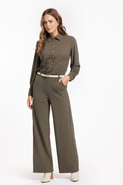 Studio Anneloes Lexie bonded trousers -