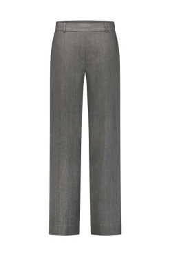 Studio Anneloes Lexie gold stripe trousers -