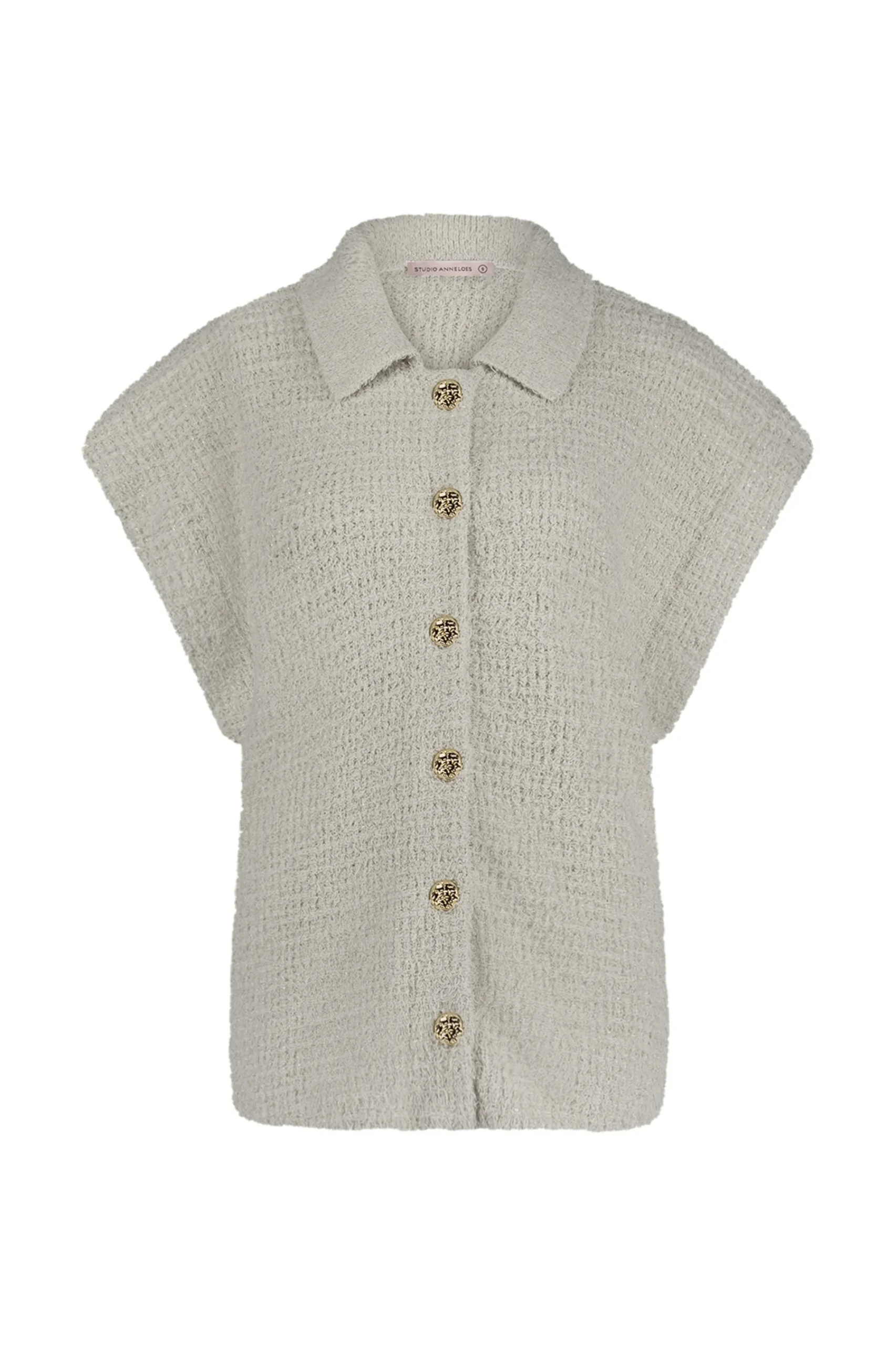 Studio Anneloes Lotte furry gilet -