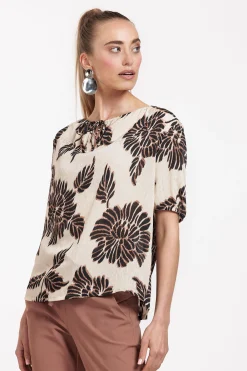 Studio Anneloes Maite flower crepe top -