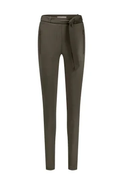 Studio Anneloes Margot faux suede trousers -