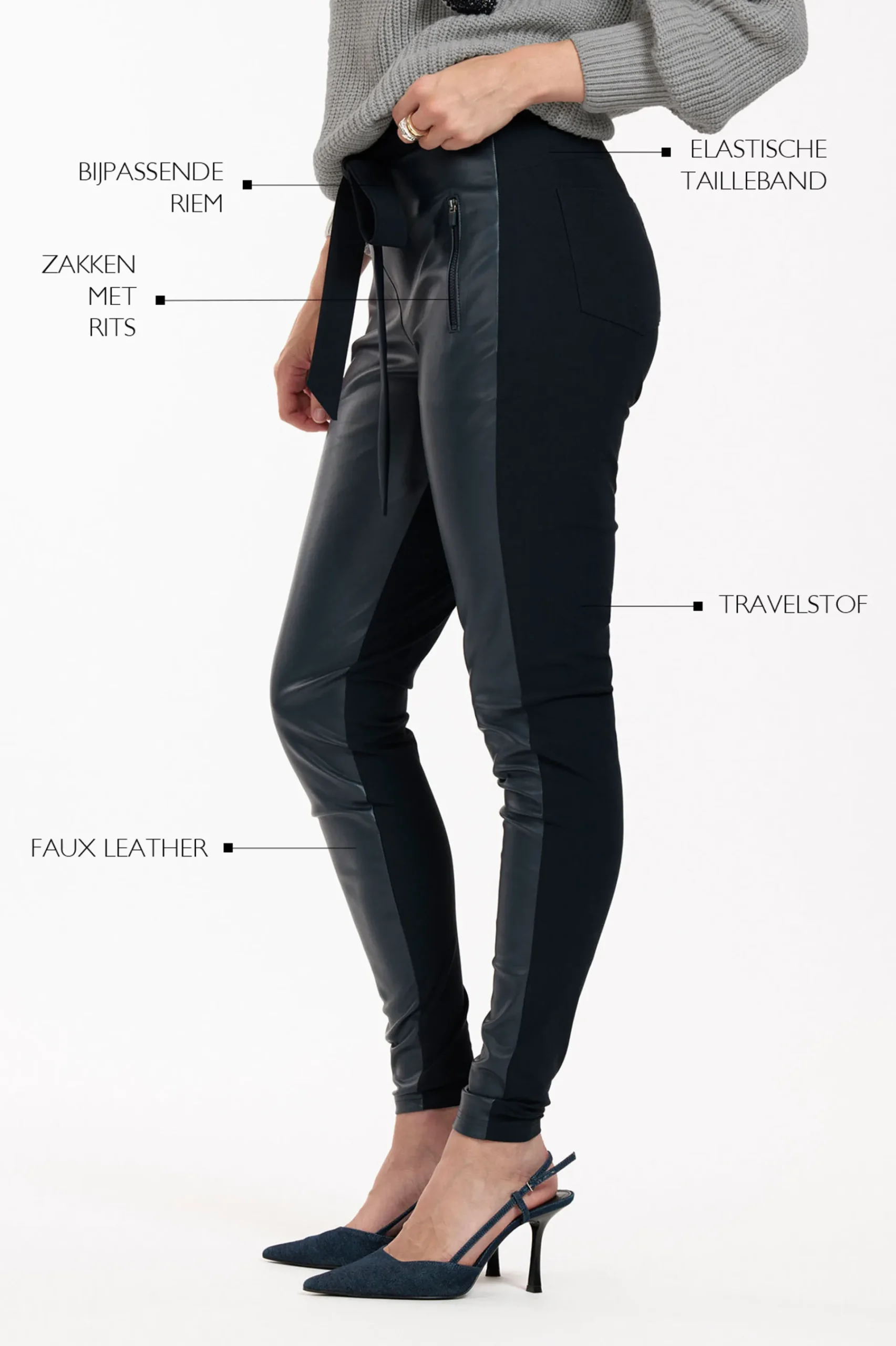 Studio Anneloes Margot leather trousers -