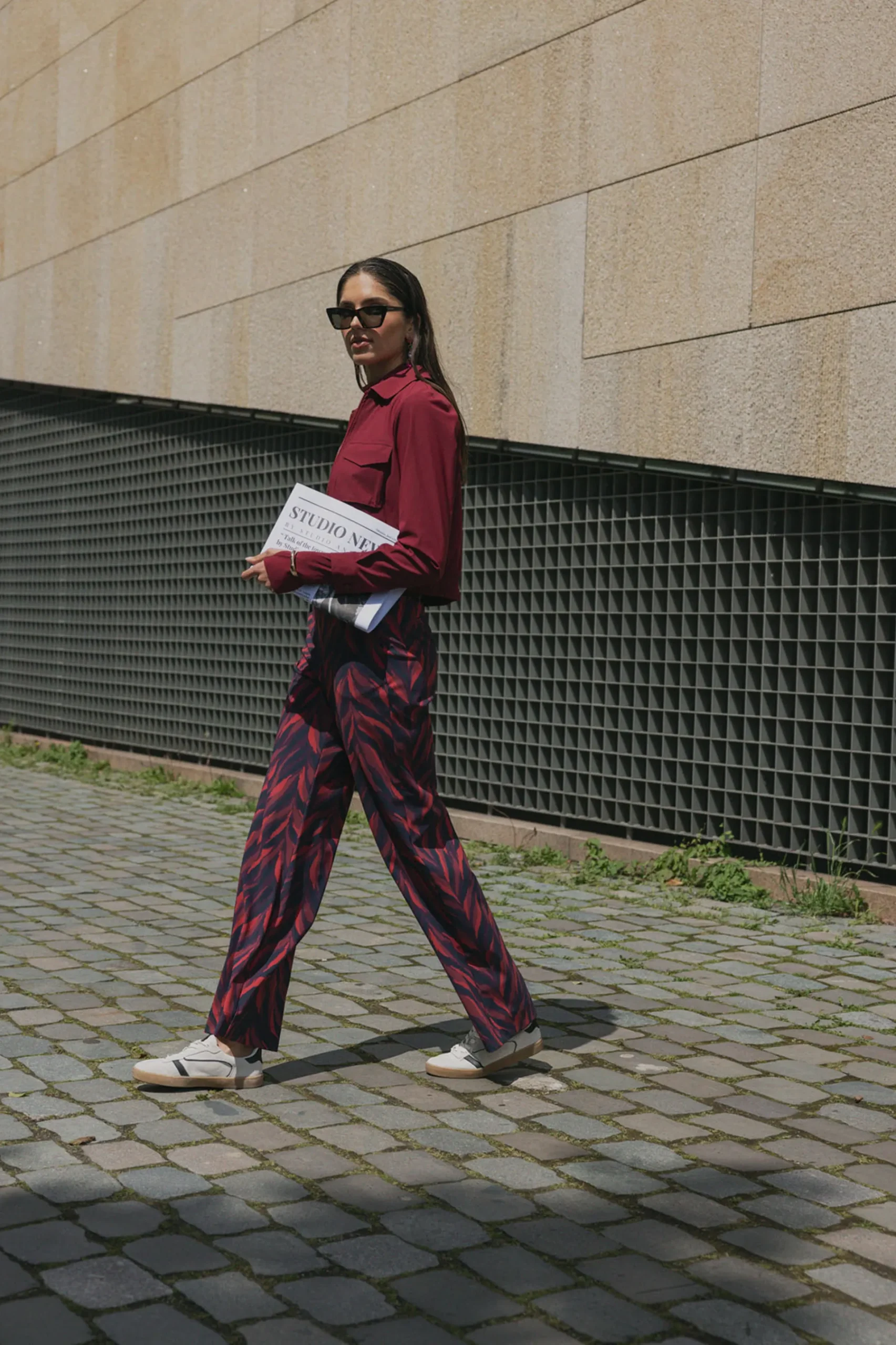 Studio Anneloes Marilon leaves trousers -