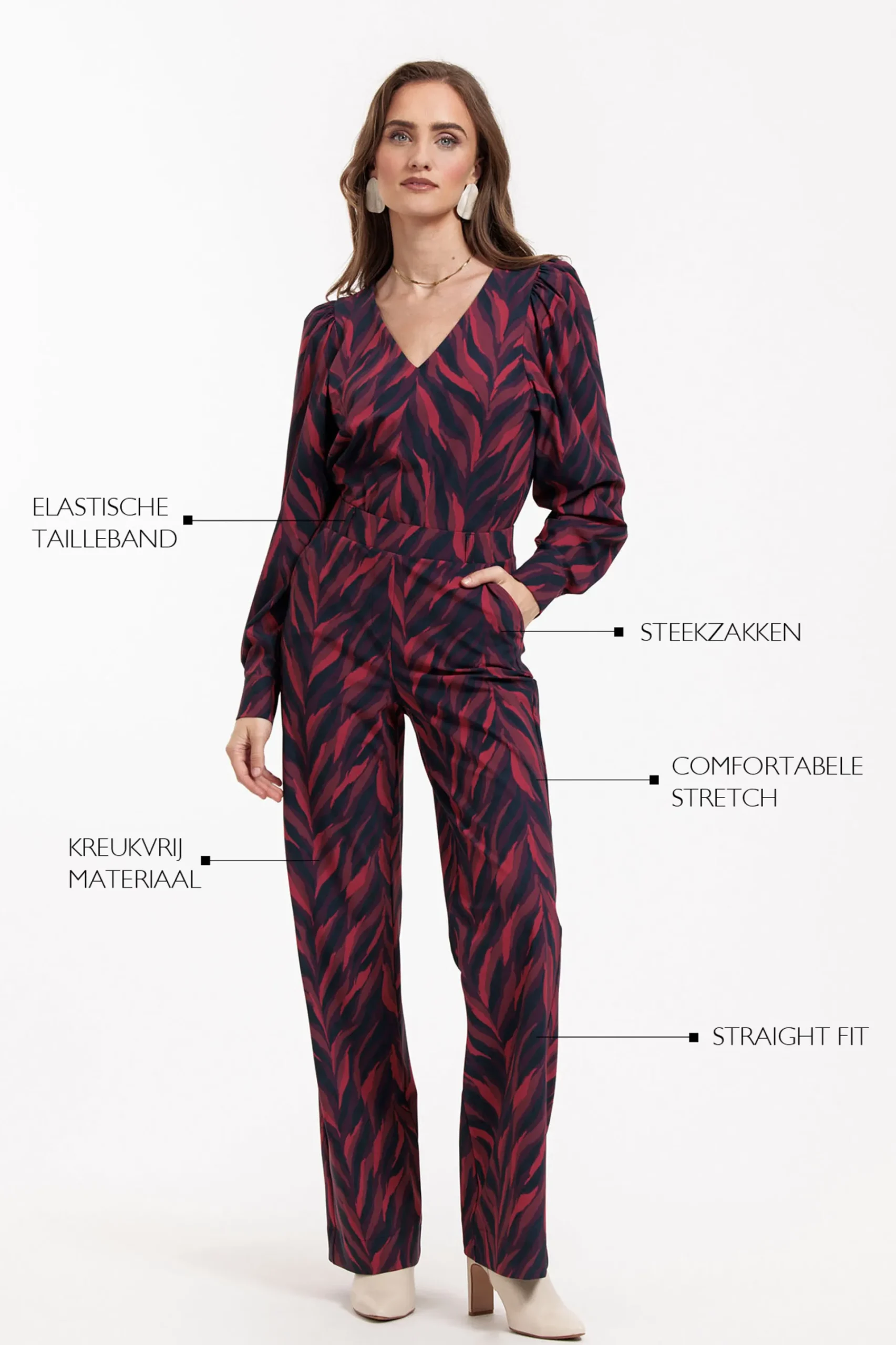 Studio Anneloes Marilon leaves trousers -