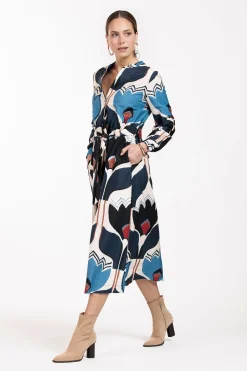Studio Anneloes Marin tulip poplin dress -