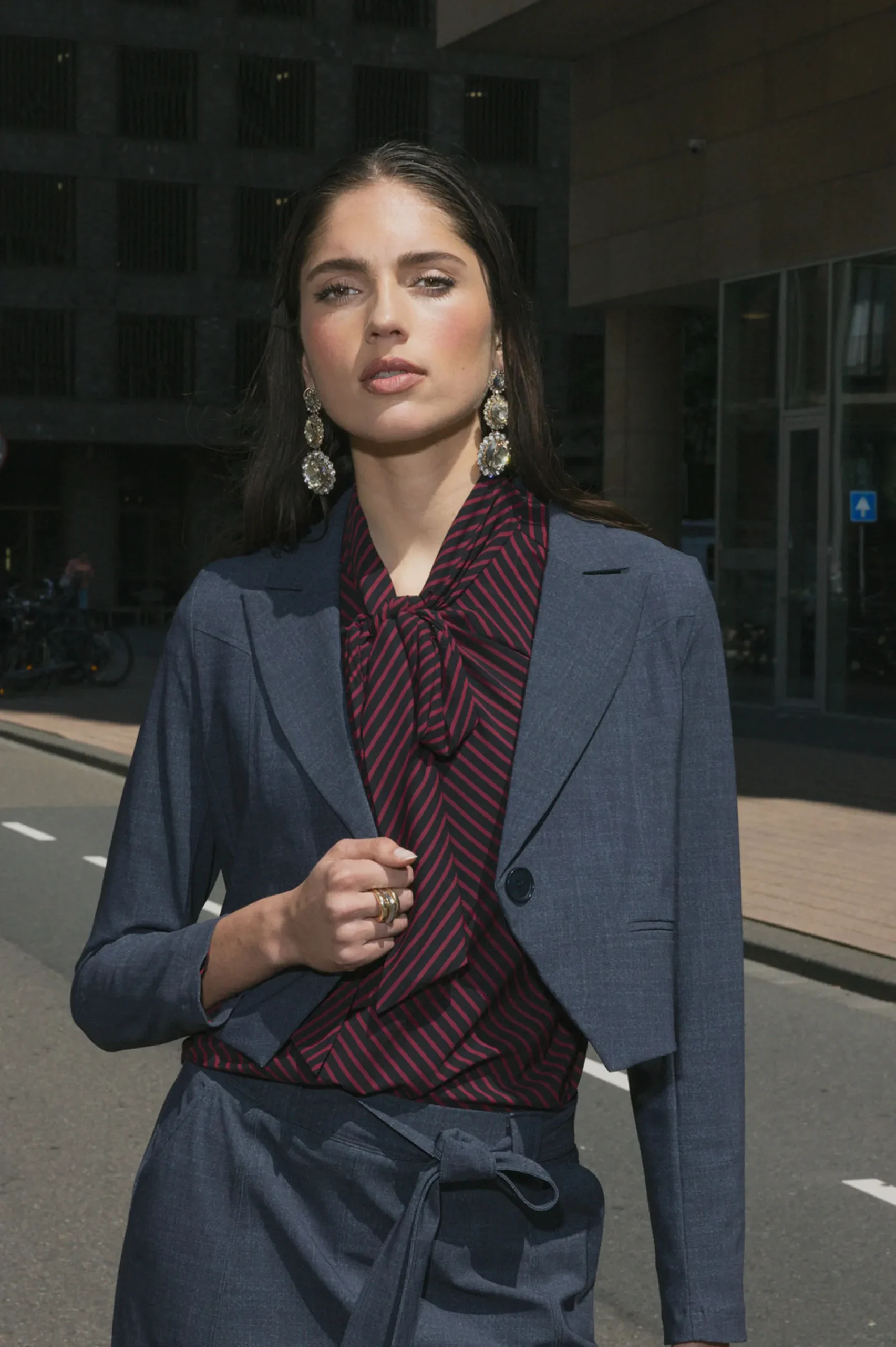 Studio Anneloes Mavy woven look blazer -