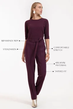 Studio Anneloes May bonded trousers -