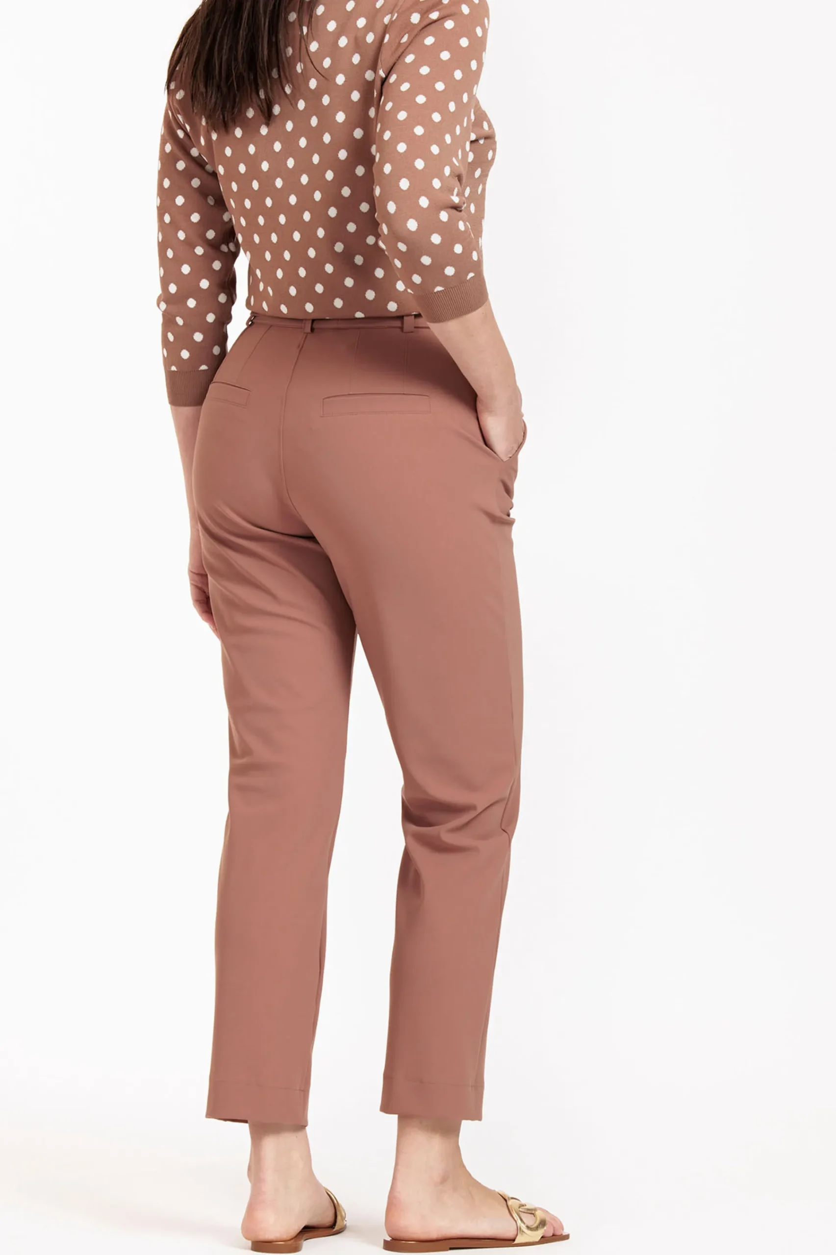 Studio Anneloes May bonded trousers -