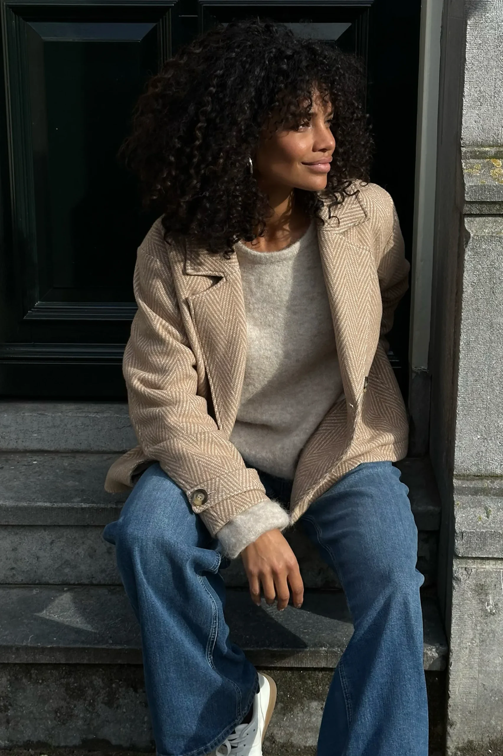 Studio Anneloes Meriel herringbone jacket -