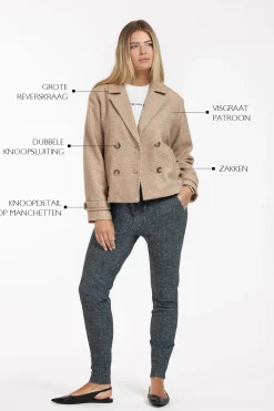Studio Anneloes Meriel herringbone jacket -