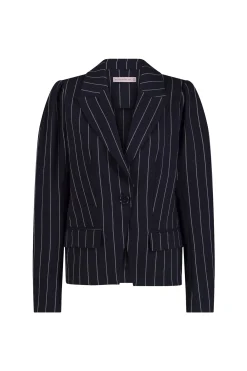 Studio Anneloes Mirelle gold pinstripe blazer -