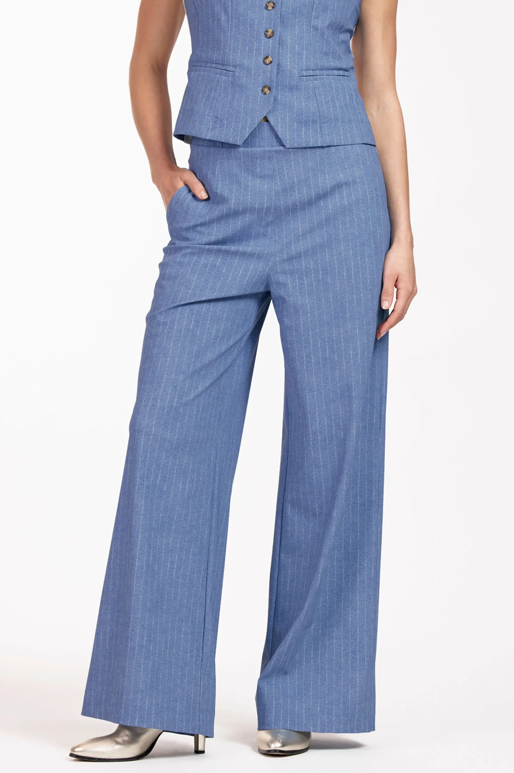 Studio Anneloes Nanet pinstripe trousers -
