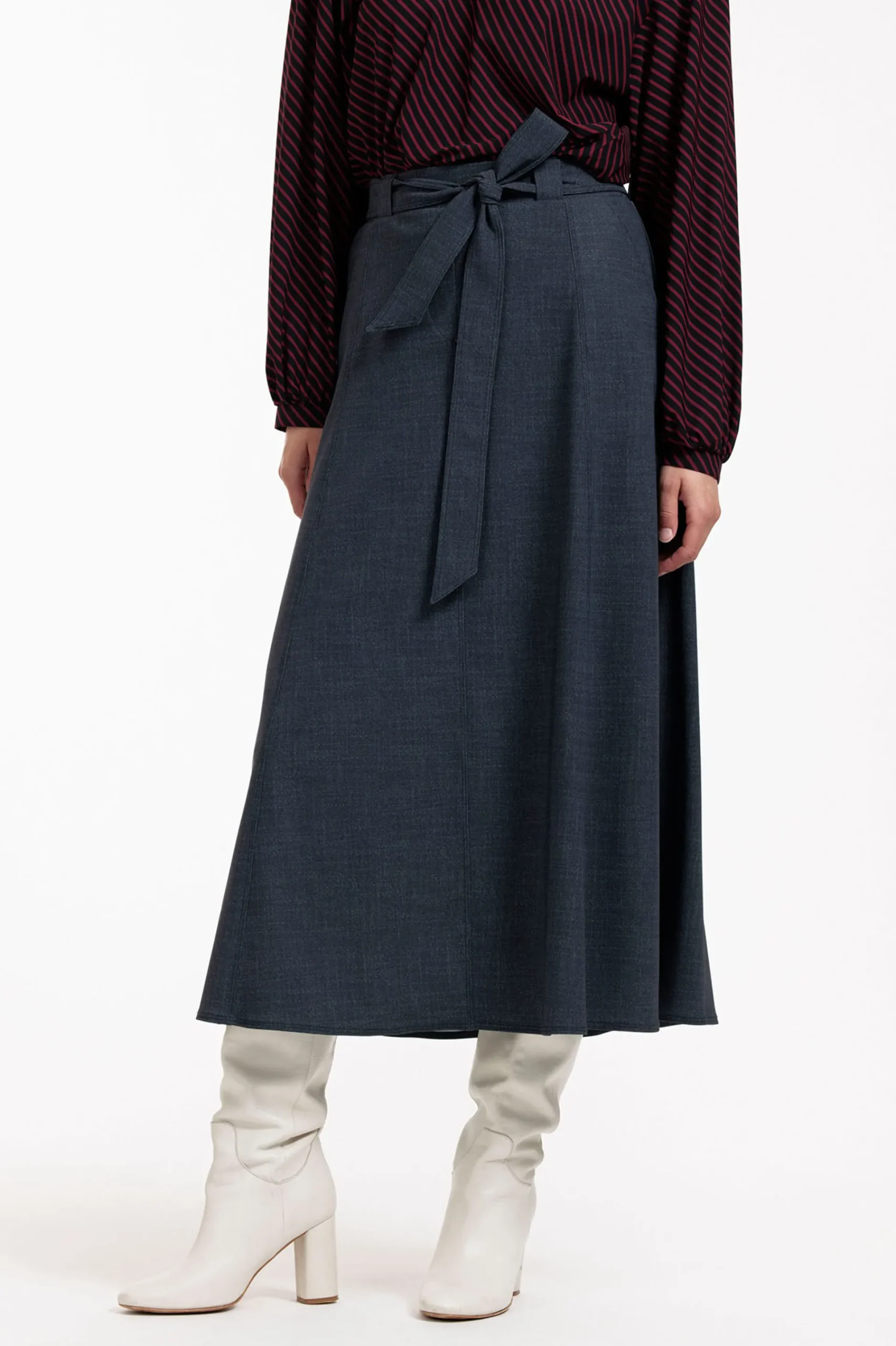 Studio Anneloes Nelly woven look skirt -