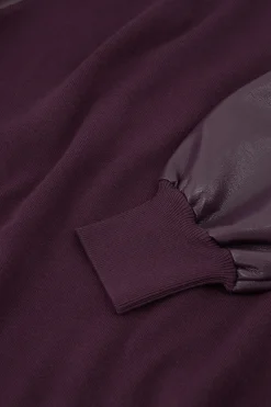 Studio Anneloes Noortje faux leather pullover -