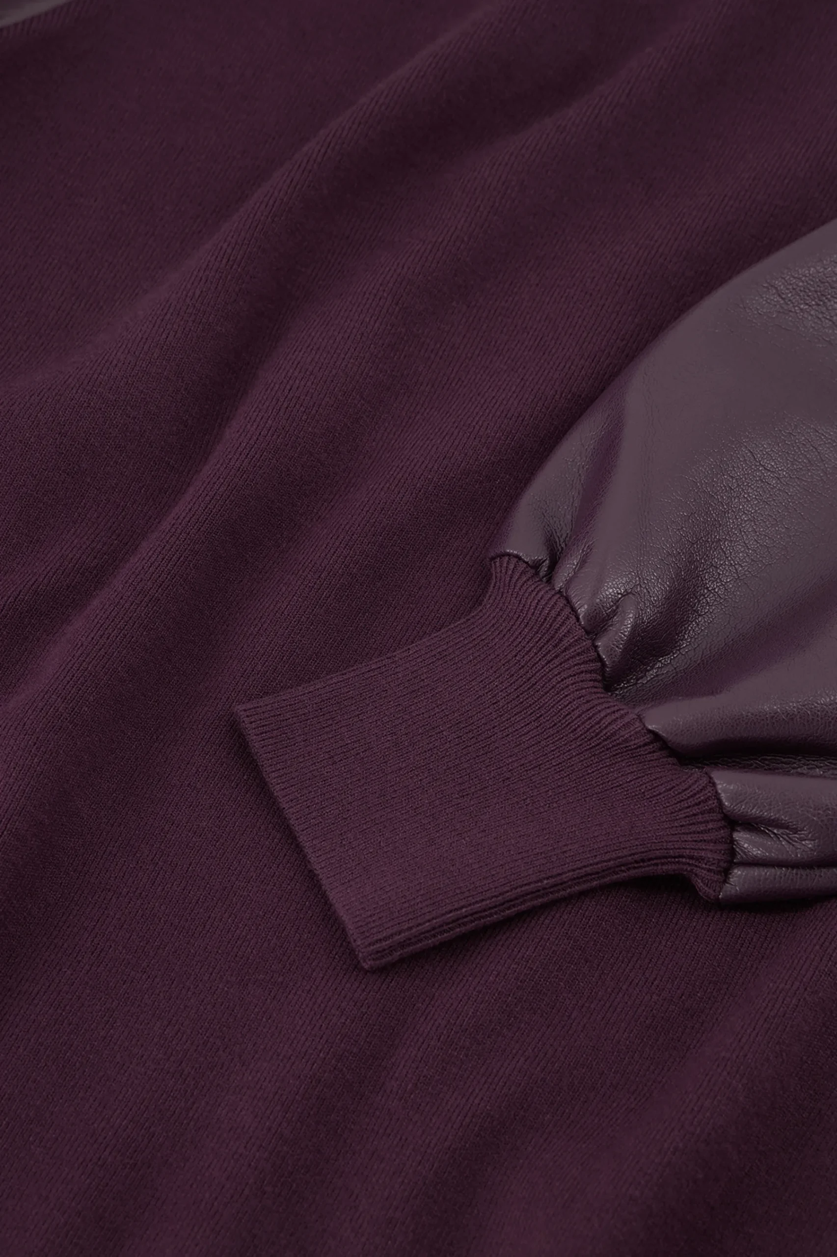 Studio Anneloes Noortje faux leather pullover -
