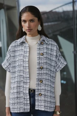Studio Anneloes Norah tweed waistcoat -