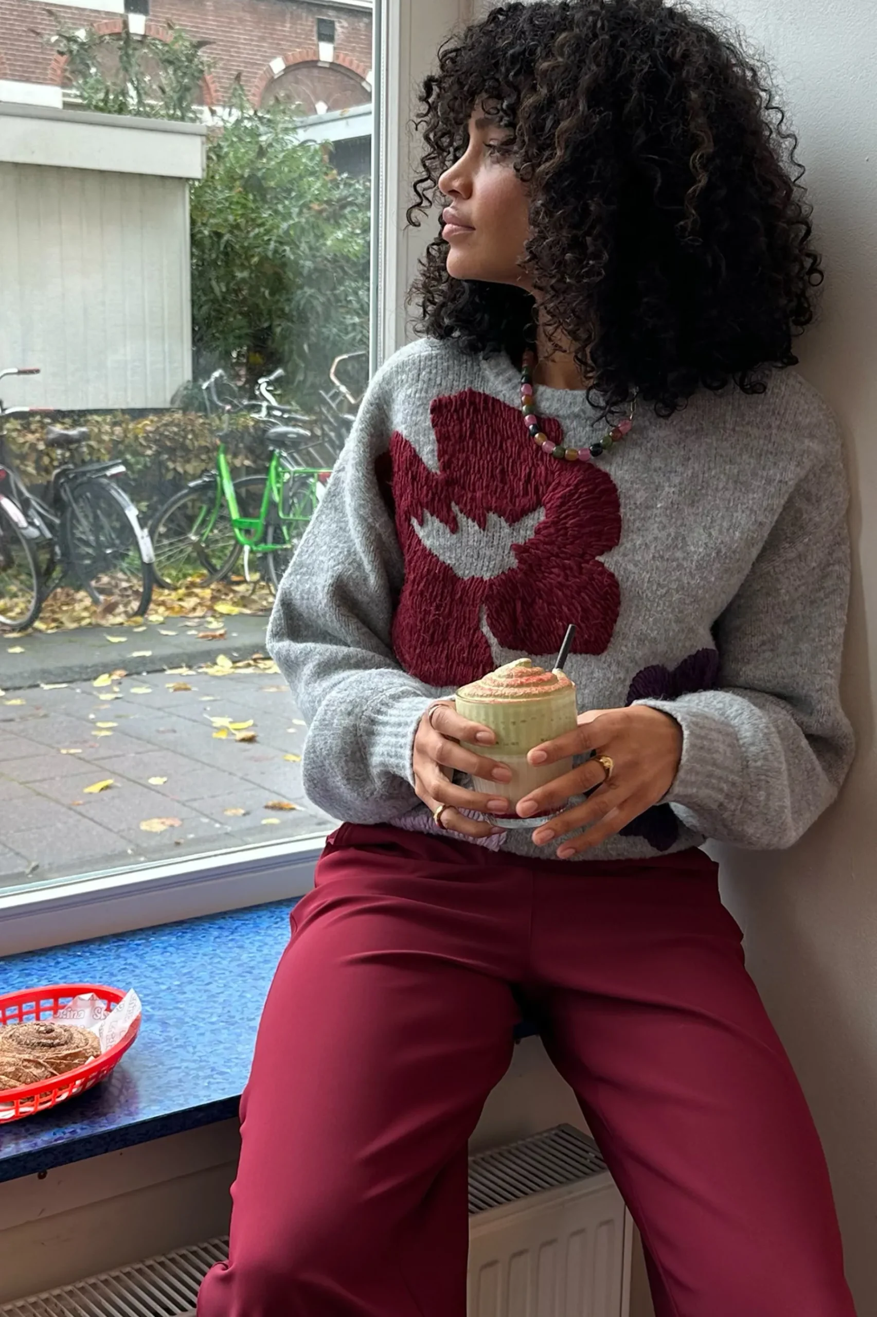 Studio Anneloes Nour flower pullover -