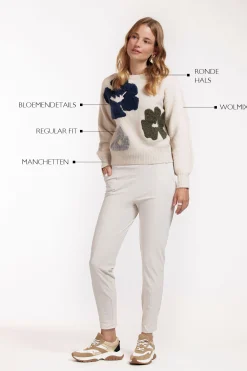 Studio Anneloes Nour flower pullover -