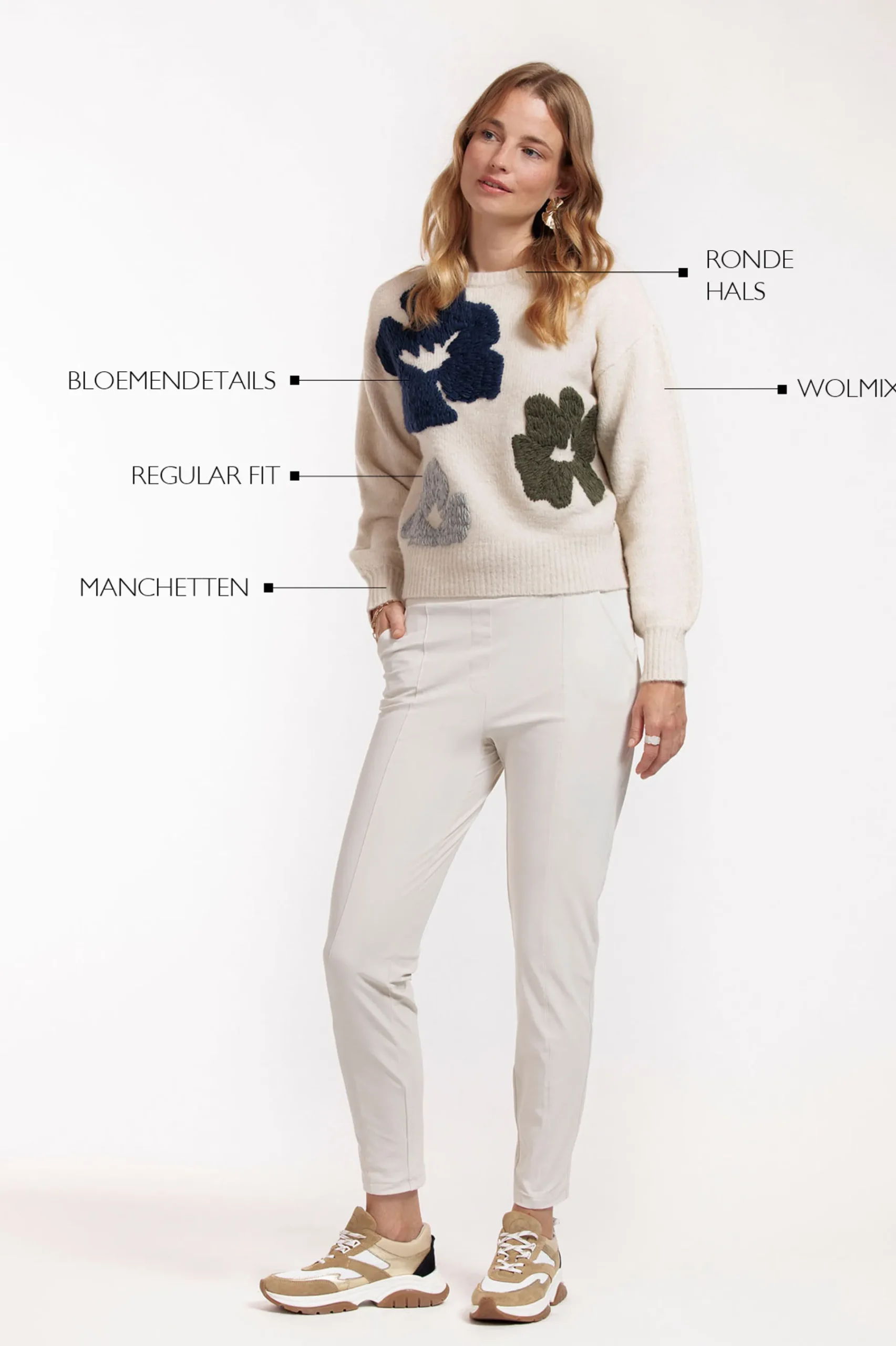 Studio Anneloes Nour flower pullover -