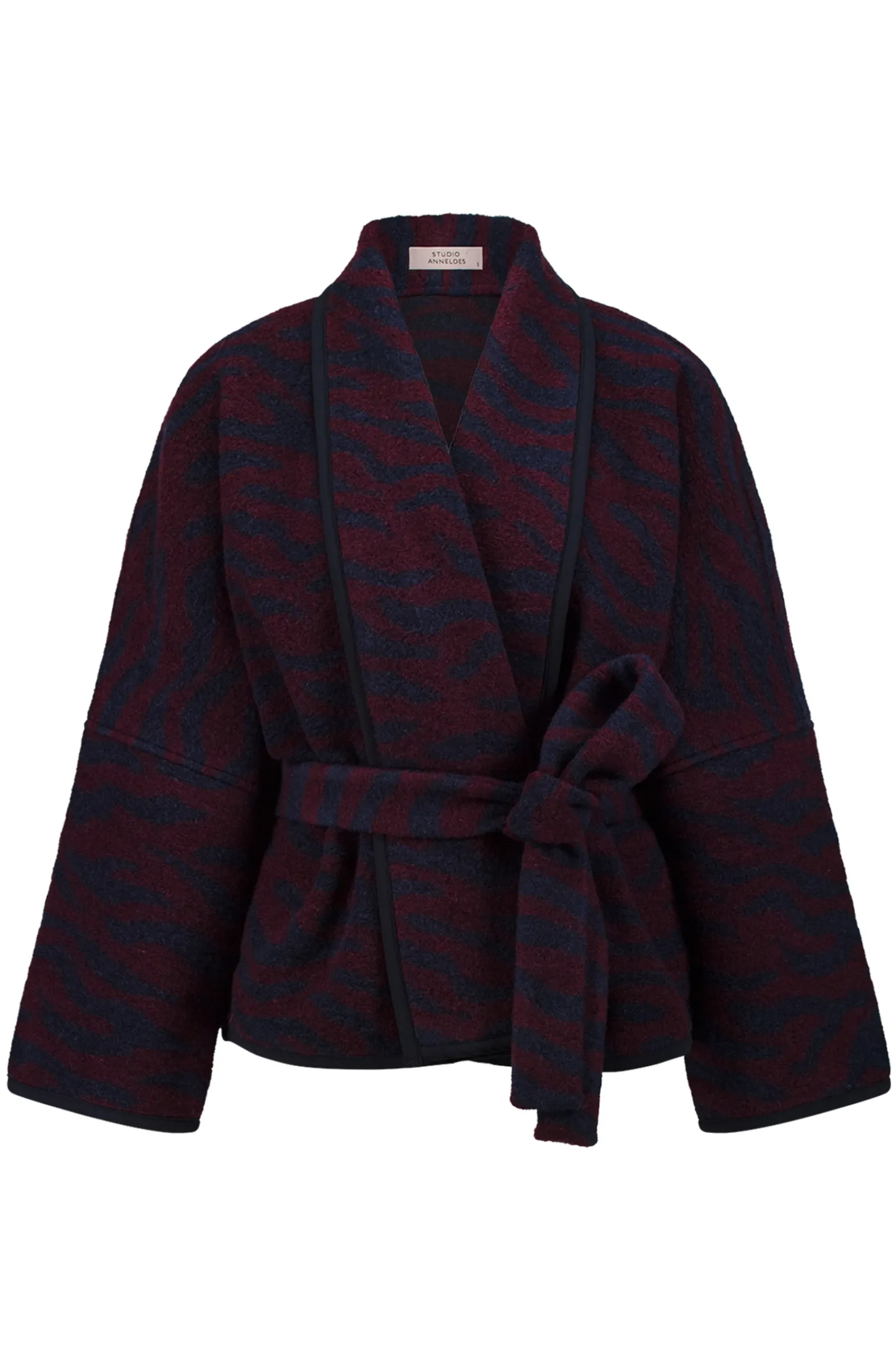 Studio Anneloes Oralee wool zebra jacket -