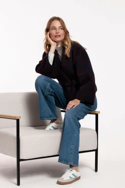 Studio Anneloes Oralee wool zebra jacket -