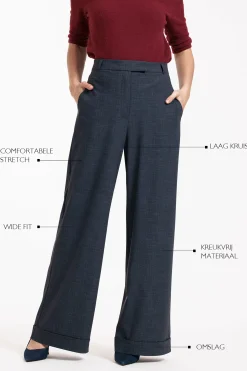 Studio Anneloes Ozzie woven look trousers -