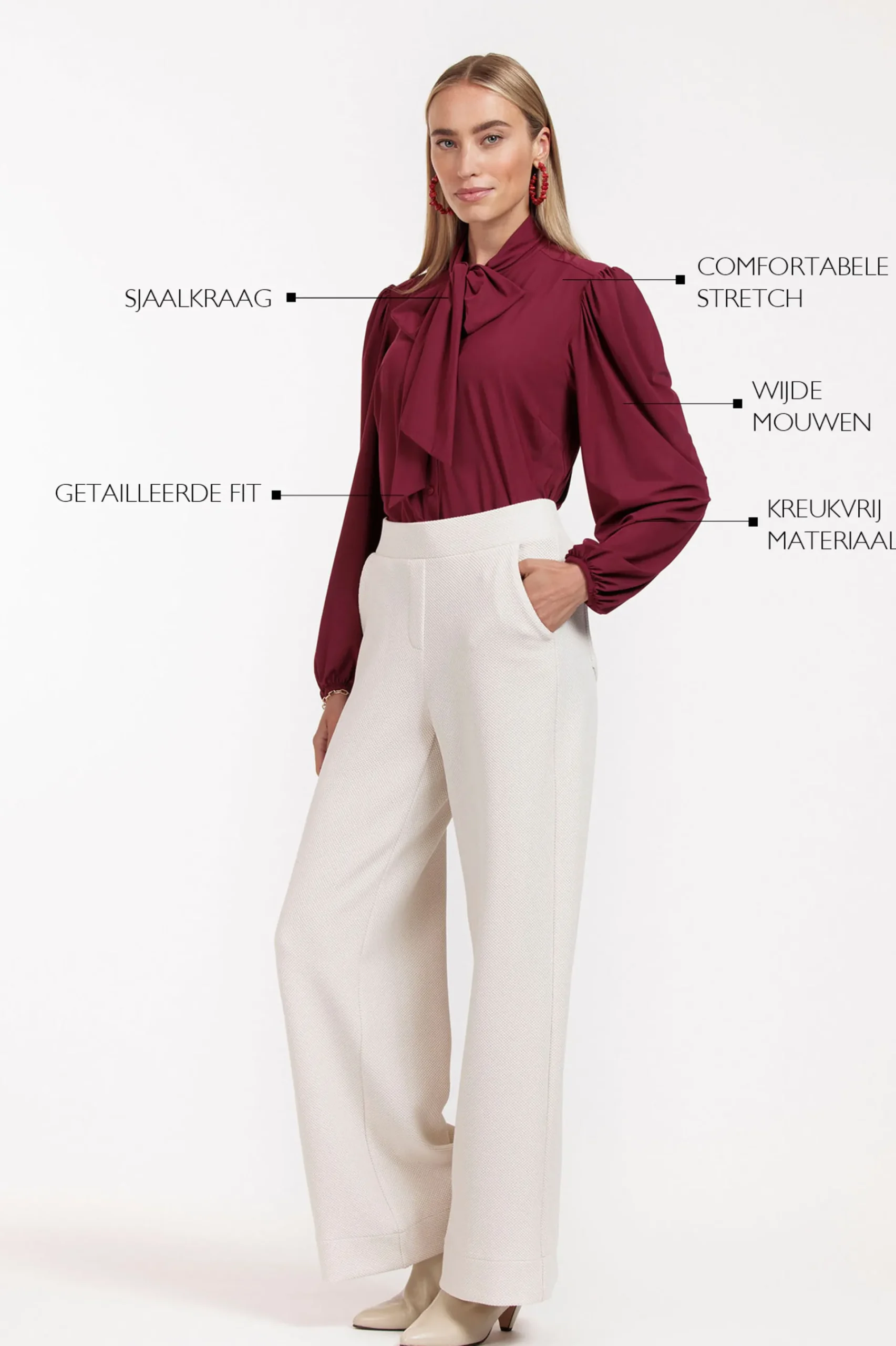 Studio Anneloes Poppy bow blouse -