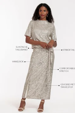 Studio Anneloes Queen sequins skirt -