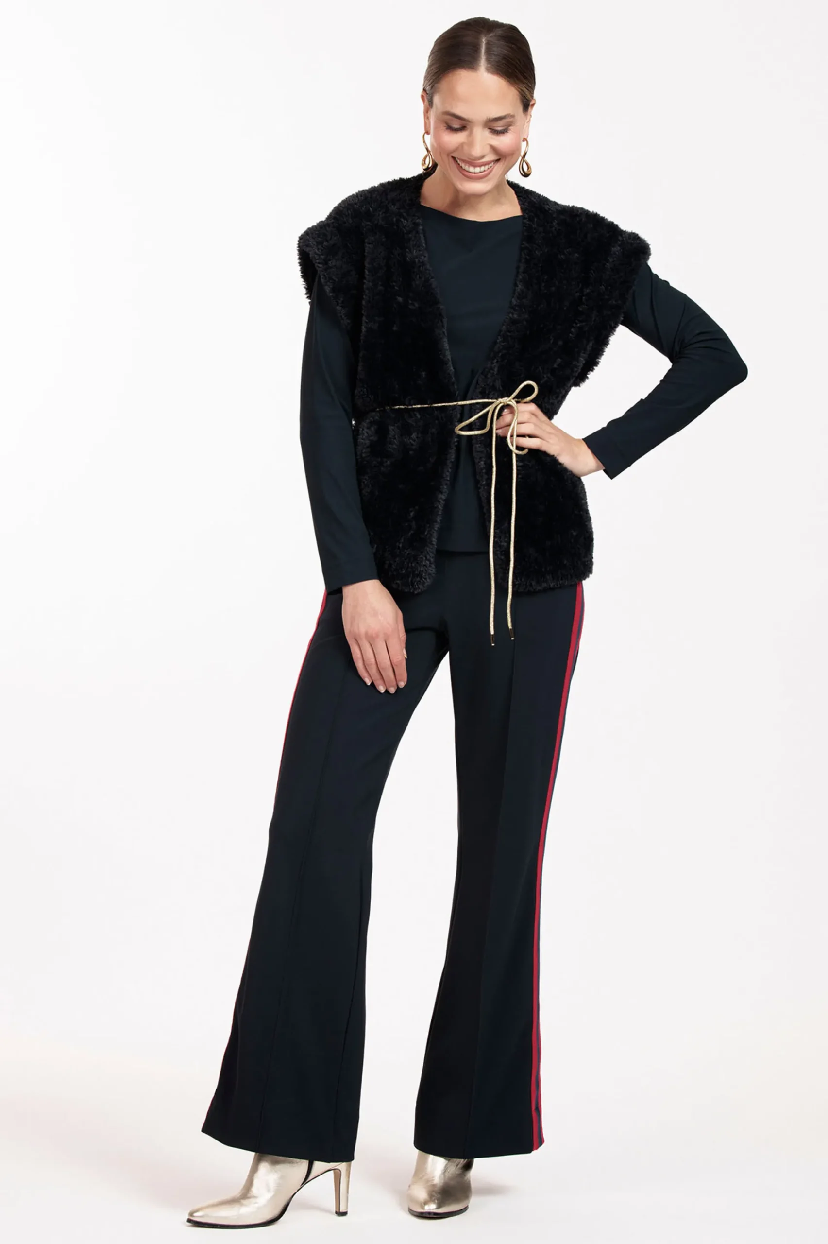 Studio Anneloes Remi bnd contrast trousers -