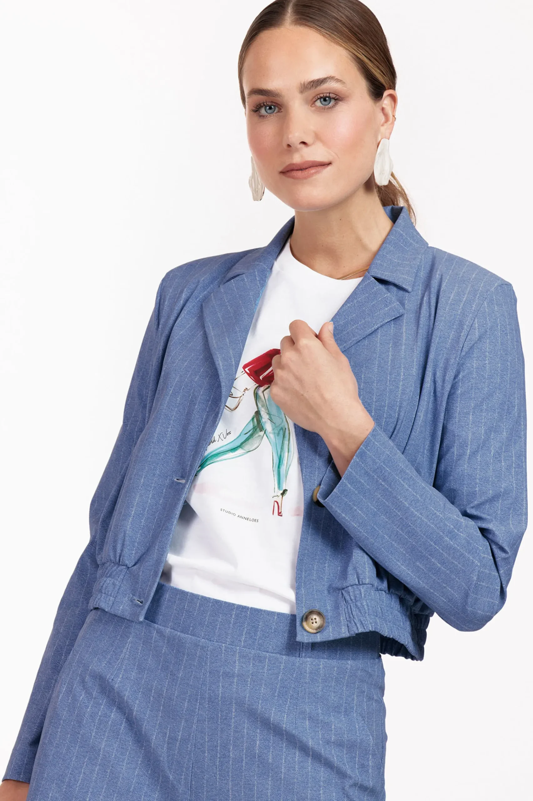 Studio Anneloes Ruby pinstripe blazer -