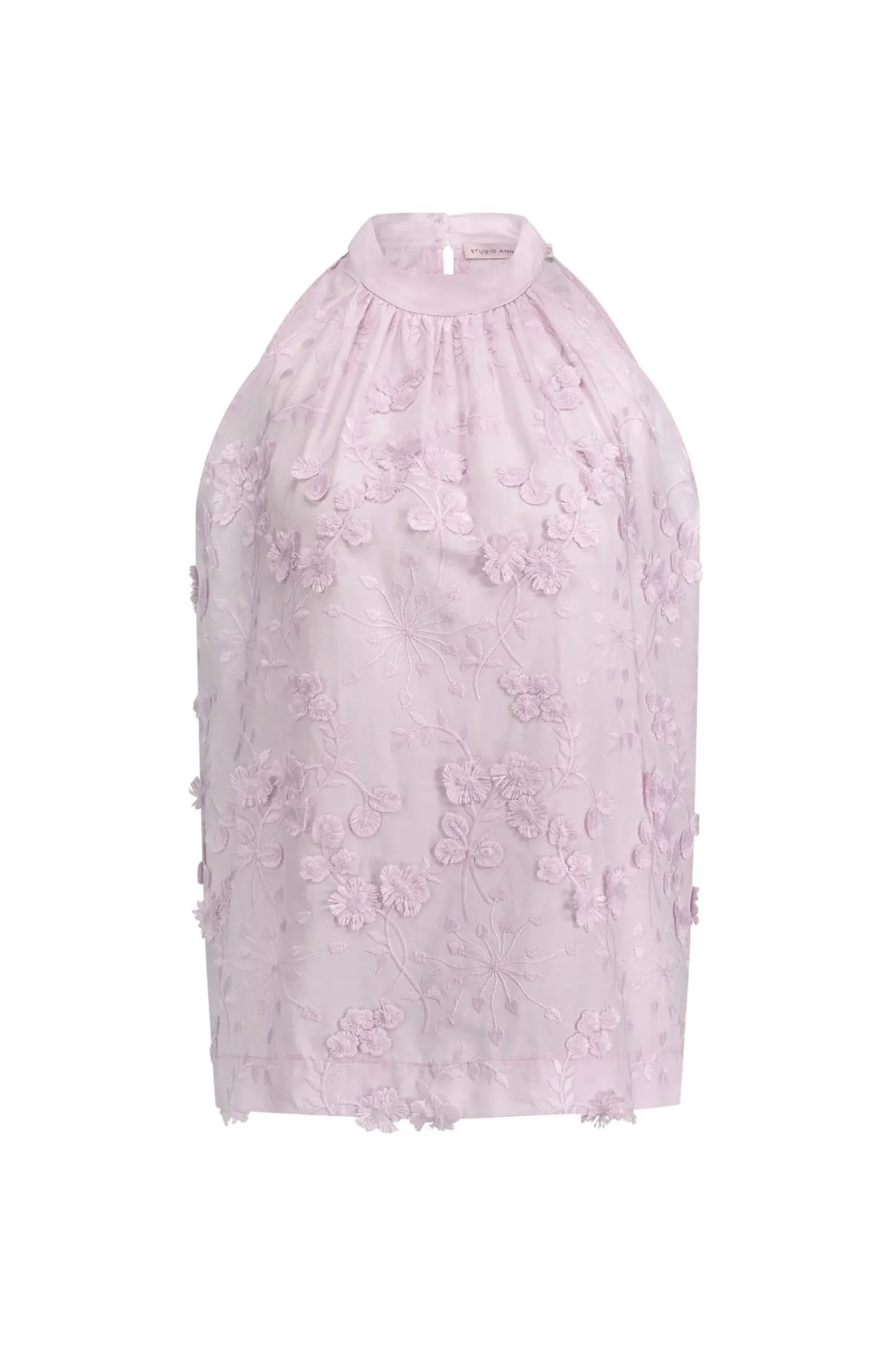 Studio Anneloes Sara fringe embroidery top -