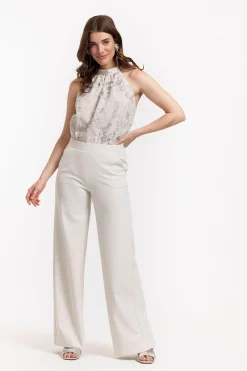 Studio Anneloes Sara fringe embroidery top -