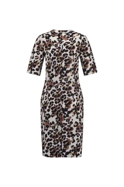 Studio Anneloes Simplicity leopard dress -