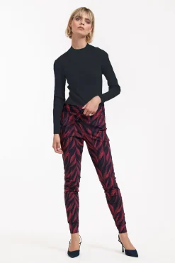 Studio Anneloes Stairdown leaves trousers -