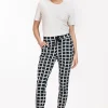 Studio Anneloes Stairdown squares trousers -