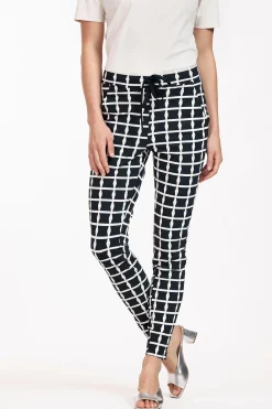Studio Anneloes Stairdown squares trousers -
